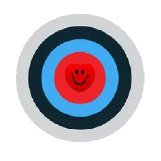 🎯 5db8d2ca target, hati, smiley, sasaran, cinta, akurasi, tujuan telegram sticker