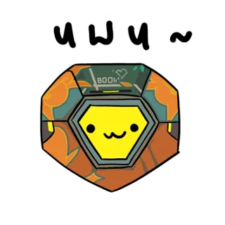 😗 56dec889 uwu ~ uwu, süß, emoji, Internet Slang telegram sticker