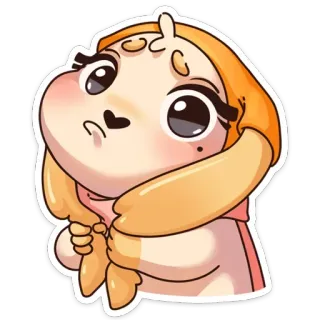 🥺 ab5fbff8 Dessin animé, Mignon, Illustration, Autocollant, Kawaii telegram sticker