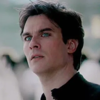 😑 03f55951 Damon Salvatore The Vampire Diaries vampire, Ian Somerhalder, fantasy, drama, supernatural telegram sticker
