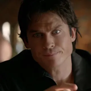 🤦 19baec99 Damon Salvatore The Vampire Diaries vampire, tv show, supernatural, teen drama telegram sticker
