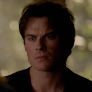 😔 348a465c Damon Salvatore The Vampire Diaries Damon Salvatore, The Vampire Diaries, vampire, Ian Somerhalder, TV show, supernatural telegram sticker