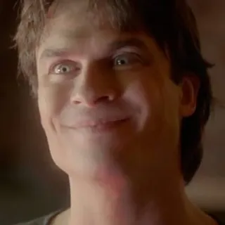 😊 394c6520 Damon Salvatore The Vampire Diaries vampire, tv show, supernatural, actor, demon telegram sticker