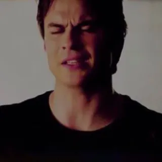 🤦 71858a92 Damon Salvatore The Vampire Diaries tv show, actor, vampire, angry, the vampire diaries telegram sticker