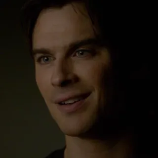 😍 bbde06aa Damon Salvatore The Vampire Diaries vampire, drama, teen, supernatural telegram sticker