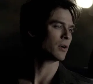 😐 e29105f2 Damon Salvatore The Vampire Diaries Damon Salvatore, The Vampire Diaries, vampire, Ian Somerhalder, TV show, teen drama, supernatural telegram sticker