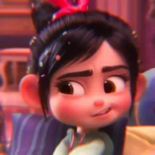 🩰 1b797d51 Vanellope von Schweetz Wreck-It Ralph Cartoon, Disney, Vanellope, Ralph reichts, Figur, Zeichentrick whatsapp sticker