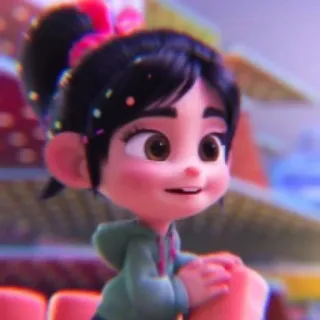 🩰 6bcbe938 Vanellope von Schweetz Wreck-It Ralph vanellope, wreck-it ralph, disney, zeichentrick, animiert whatsapp sticker