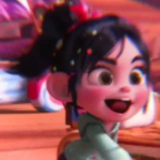 🩰 a4c0d03d Vanellope von Schweetz Wreck-It Ralph Cartoon, Figur, Ralph reichts, Vanellope whatsapp sticker