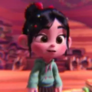🩰 e01ce51d Vanellope Wreck-It Ralph Vanellope von Schweetz, Ralph reichts, Disney, Figur, Cartoon whatsapp sticker