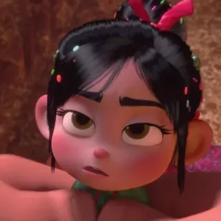 👾 55dd80c9 Vanellope von Schweetz Wreck-It Ralph 卡通, 迪士尼, 云妮洛普, 无敌破坏王, 角色, 动画 telegram sticker