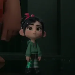 👾 908f9b34 Vanellope von Schweetz Wreck-It Ralph 云妮洛普, 迪士尼, 无敌破坏王, 角色, 卡通 telegram sticker