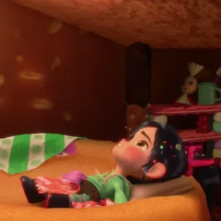👾 dbce7b4d Vanellope von Schweetz Wreck-It Ralph 云妮洛普, 无敌破坏王, 迪士尼, 卡通, 角色, 电影 telegram sticker