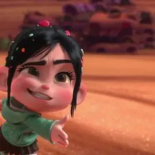 ✨ 942af0de Vanellope von Schweetz Wreck-It Ralph 卡通, 角色, 云妮洛普, 无敌破坏王 telegram sticker