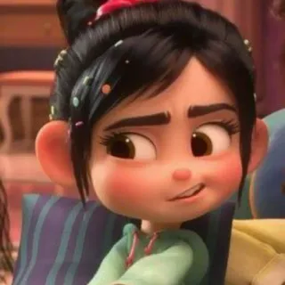 ✨ c299a8a1 Vanellope von Schweetz Wreck-It Ralph 卡通, 迪士尼, 云妮洛普, 无敌破坏王, 角色 telegram sticker