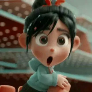 ✨ f1de2e19 Vanellope von Schweetz Wreck-It Ralph 云妮洛普, 无敌破坏王, 迪士尼, 卡通, 动画, 角色, 电影 telegram sticker
