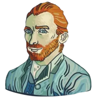 Van Gogh by @the_phantom_operator telegram stickers