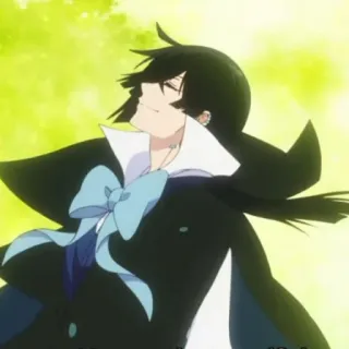 📸 3bd58556 Anime, Charakter, lächelnd, Porträt, Illustration whatsapp sticker