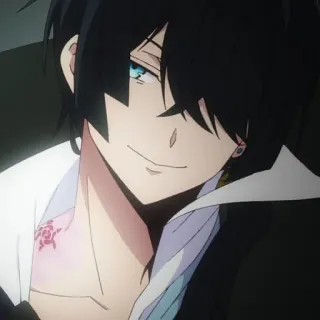 💎 412f28dc Anime, Rambut hitam, Pria, Karakter telegram sticker