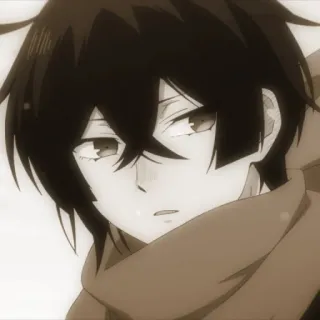 🌐 1bff5d77 Anime, Garçon, Triste, Personnage telegram sticker