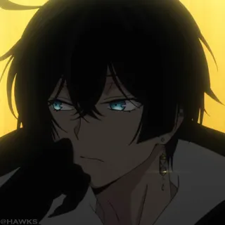 💎 12813abc @HAWKS 动漫, 角色, 同人作品, 肖像 telegram sticker