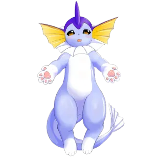 😚 f48bc9b4 Vaporeon Pokemon pokemon, vaporeon, imut, air, hewan whatsapp sticker