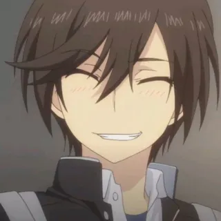 🥢 1d38b9b1 Yu Otosaka Charlotte Anime, Charlotte, Yu Otosaka, Chłopak, Uśmiechnięty, Postać telegram sticker