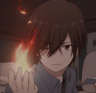 🥢 a32f94ff Anime, Chłopak, Ogień, Magia, Postać, Kreskówka telegram sticker