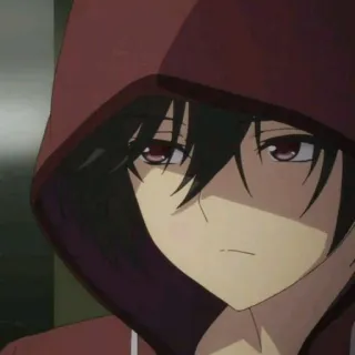 🥢 c2191652 Anime, Chłopak, Bluza z kapturem, Postać, Manga, Kreskówka, Ilustracja telegram sticker