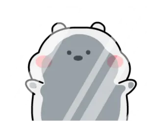 ✨ 0a48c875 urso, desenho animado, animal, fofo, kawaii whatsapp sticker