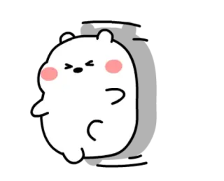 ✨ e7bf5462 urso, fofo, adesivo, desenho animado whatsapp sticker