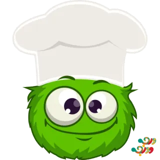 🍽 d9ad8e44 요리사, 요리, 괴물, 퍼리, 초록색, 모자, 만화 telegram sticker