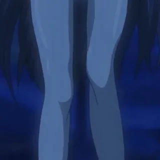 🦷 fe19929c anime, legs, female, drawing telegram sticker