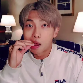 🪐 5ae63868 RM RM, K-pop, BTS, music, singer, celebrity, portrait, man telegram sticker