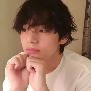 🪐 6d35aacc V kpop, singer, idol, male, korean, bangtan telegram sticker