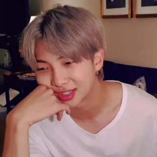 🪐 73e404be RM kpop, singer, idol, male, portrait, celebrity telegram sticker