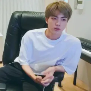 🪐 8db60739 Jin BTS, K-Pop, singer, entertainer, celebrity, male telegram sticker