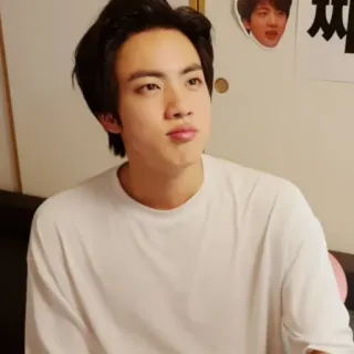 🪐 ecc436c6 Jin K-pop, BTS, Jin, idol, singer, Korean telegram sticker