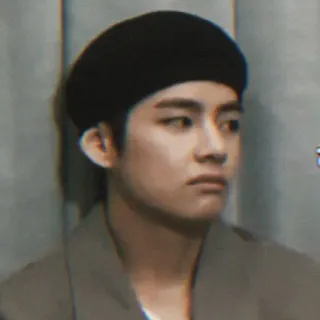 🖇️ 52d71229 V V, BTS, Kim Taehyung, K-pop, Idole, Chanteur telegram sticker