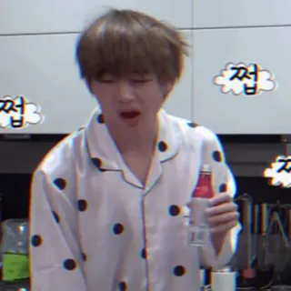 🖇️ a2559103 쩝
쩝 personne, pyjama, bouteille, coréen, expression telegram sticker