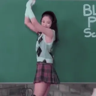 ❤️ 10d326f9 BLACKPINK kpop, blackpink, schoolgirl, uniform, music whatsapp sticker