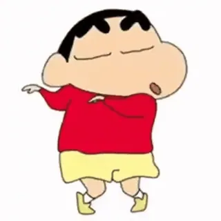 ❤️ f9b1fcc2 Shin-chan Nohara Crayon Shin-chan cartoon, anime, dance, funny, kid, Shin-chan whatsapp sticker