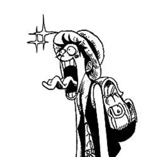 🏴‍☠️ 78d4614b Luffy One Piece Anime, Dessin animé, Drôle, Monkey D. Luffy, One Piece, Manga telegram sticker