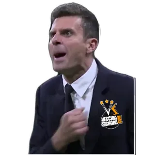 🎫 767ad982 VECCHIA SIGNORA uomo, completo, calcio, calcio, urlare, sport telegram sticker