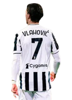 7⃣ b15574ca Vlahovic VLAHOVIC calcio, calcio, atleta, sport, giocatore telegram sticker