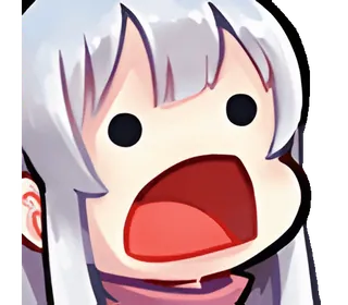 ❤️‍🩹 4d6fd405 アニメ, びっくり, ショック, かわいい, 顔文字, リアクション, 漫画 telegram sticker