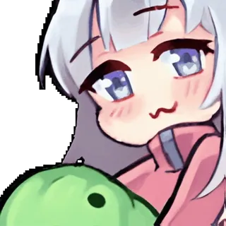 🧡 c3464670 アニメガール, 可愛い, カワイイ, ちび, キャラクター, 漫画 telegram sticker