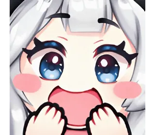 ❣️ d3a799df アニメ, かわいい, 漫画, 顔, 表情 telegram sticker