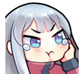 ❤️‍🩹 dcd10f24 アニメ, 漫画, かわいい, 怒り, 表情, ステッカー telegram sticker