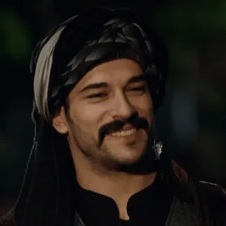 ☺️ da336895 mężczyzna, portret, turecki, turban, uśmiech telegram sticker